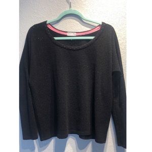 Black holey sweater